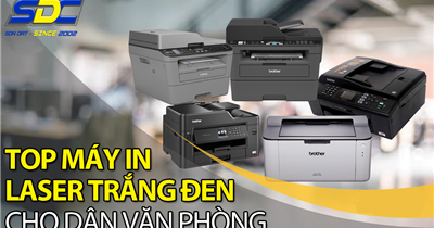 Top máy in laser trắng đen tốt, đáng mua nhất cho dân văn phòng