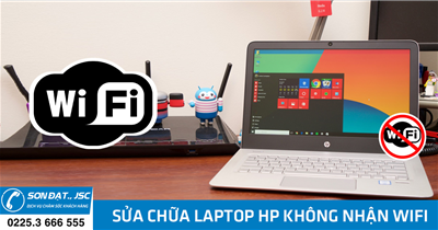 Sửa chữa laptop HP bị hỏng card wifi, không nhận wifi