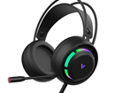 Headphone Rapoo Gaming VH360 Black, chụp đầu đèn led RGB 7.1, Chụp đầu, Jack USB