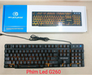 Bàn phím  led giả cơ G260