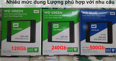 Thay Ổ cứng SSD Western Green 240 GB SATA 2.5 inch uy tín, chất lượng